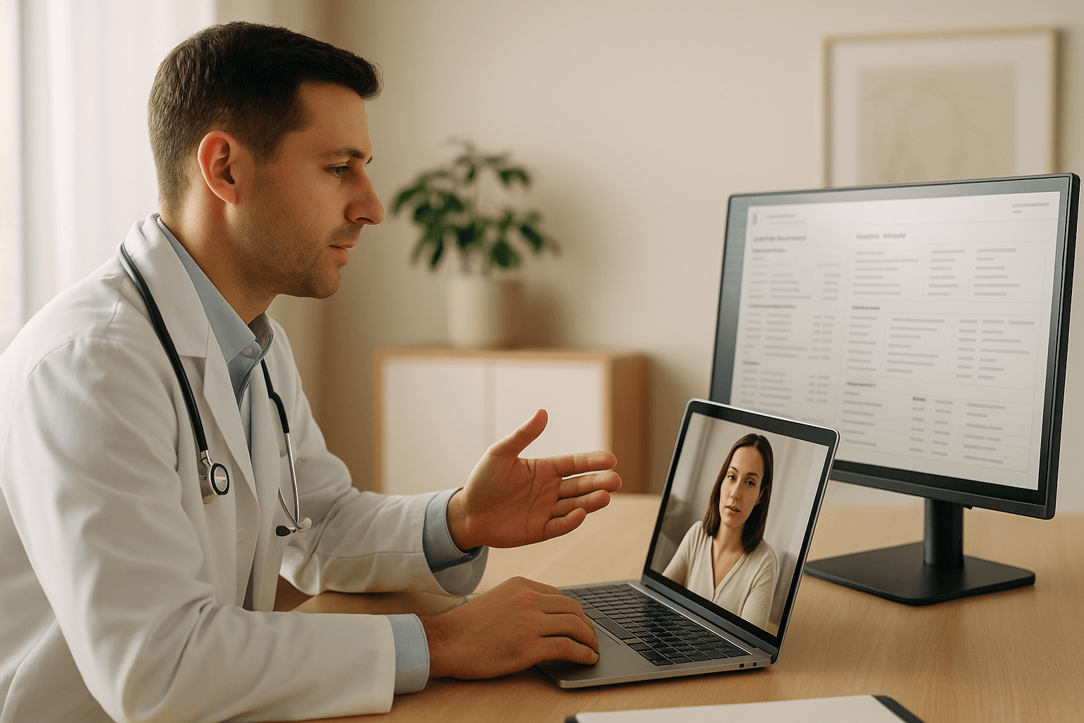 Capa: Software Médico com Teleconsulta e Prontuário Integrado