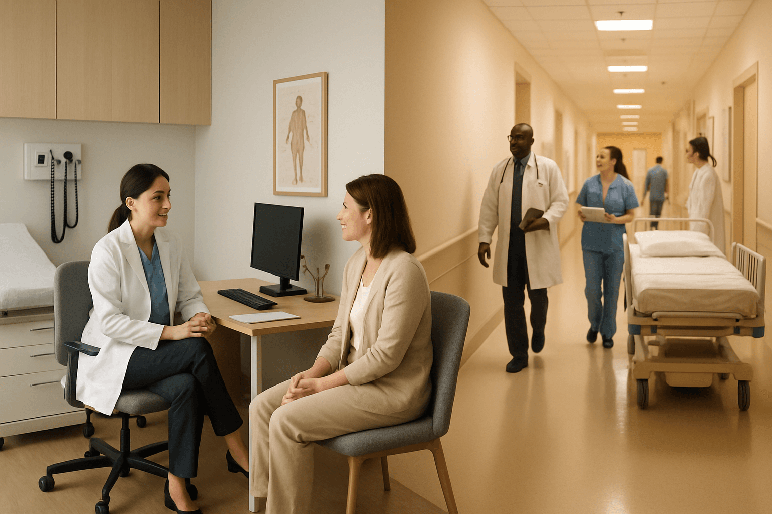 Capa do artigo: Gestão de Clínica Médica vs. Hospitalar: Diferenças