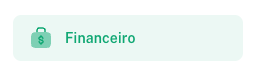 Barra de navegação do ByDoctor com o novo ícone de finanças destacado entre as opções de menu principal